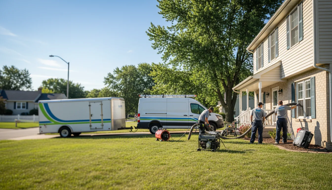 Flooded Basement Restoration And Cleanup With Repair in Murray, IA near me
